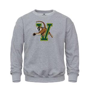 NEW AGENDA FULL COLOR V/CAT CREWNECK SWEATSHIRT -  sportgray